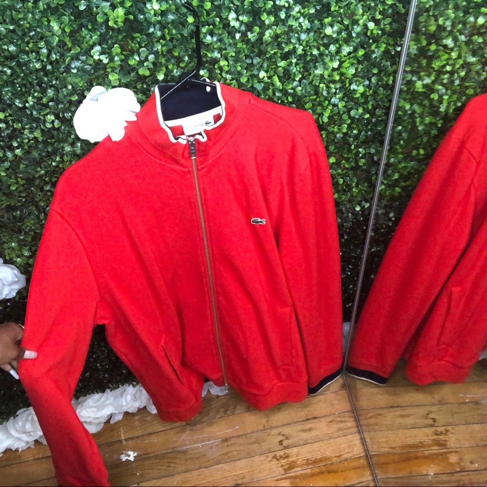 Men’s Lacoste zip up brand new !